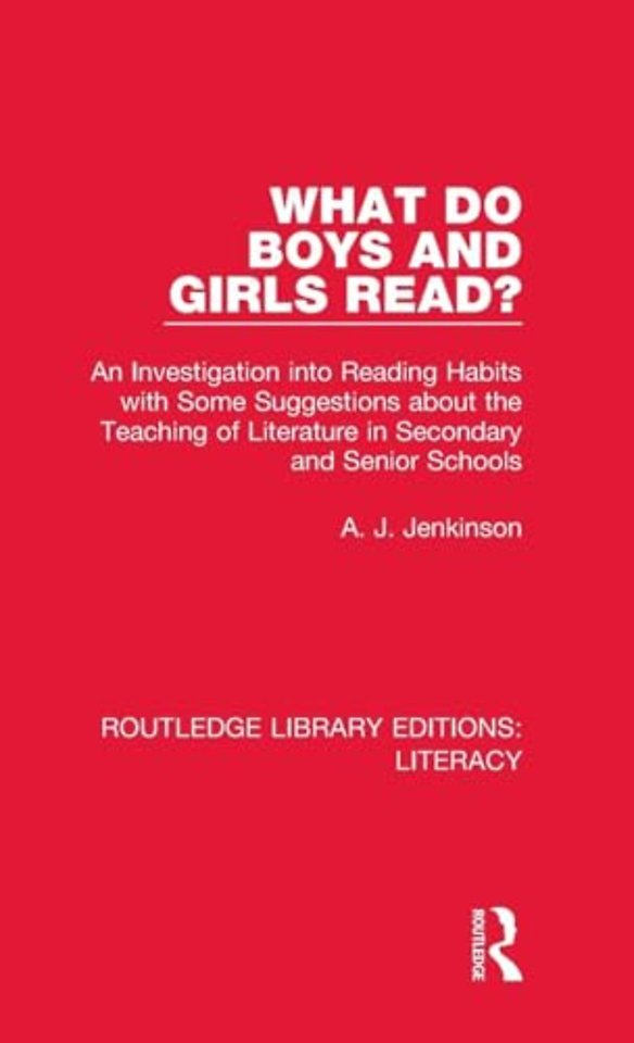 What do Boys and Girls Read?