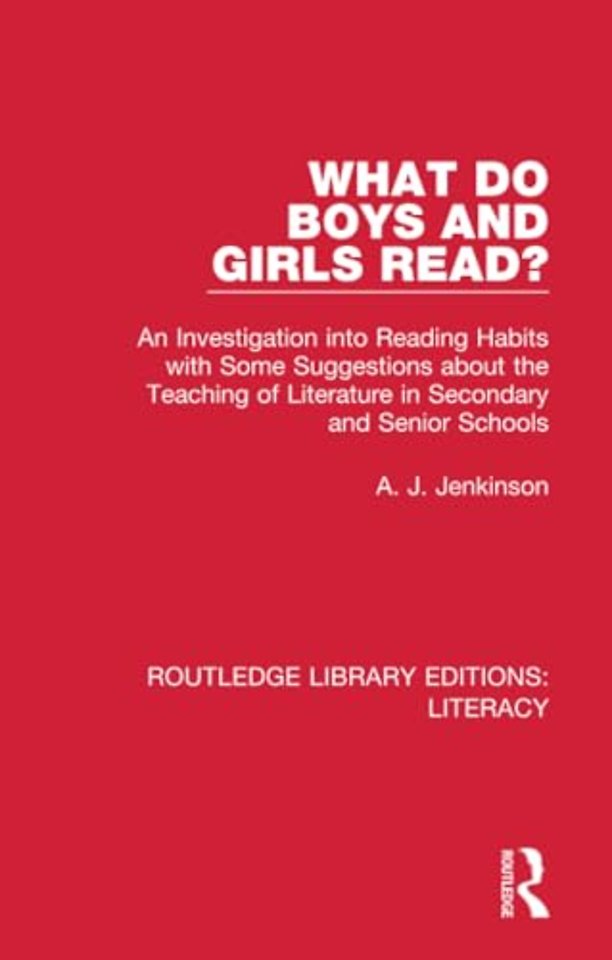 What do Boys and Girls Read?