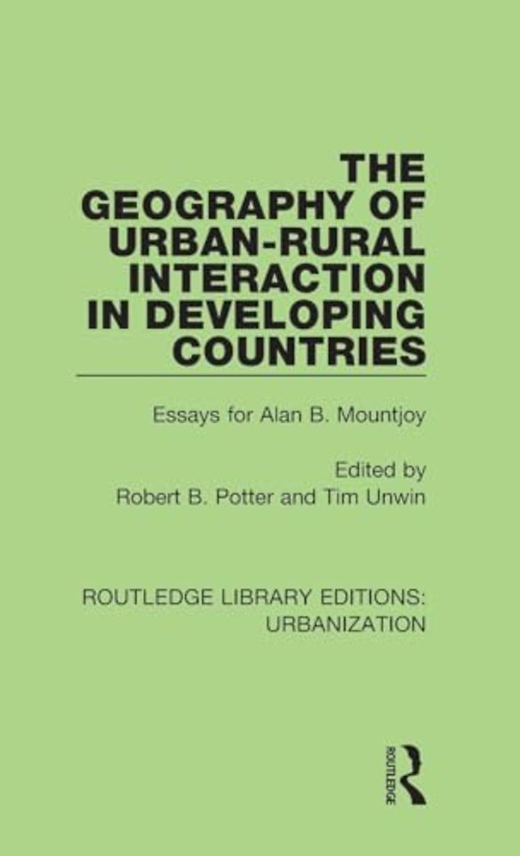 Geography of Urban-Rural Interaction in Developing Countries