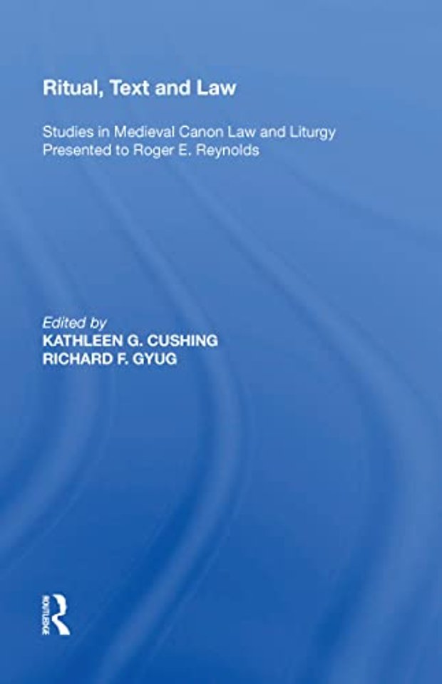 Ritual, Text and Law