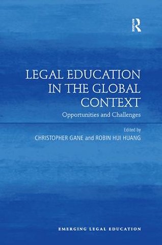 Legal Education in the Global Context