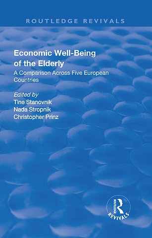 Economic Well-Being of the Elderly