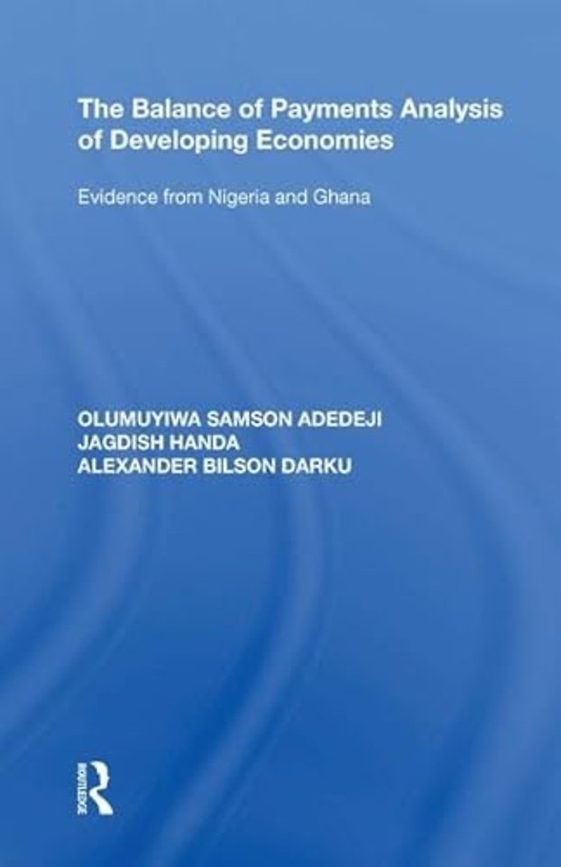 Balance of Payments Analysis of Developing Economies