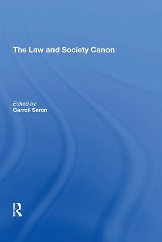 Law and Society Canon