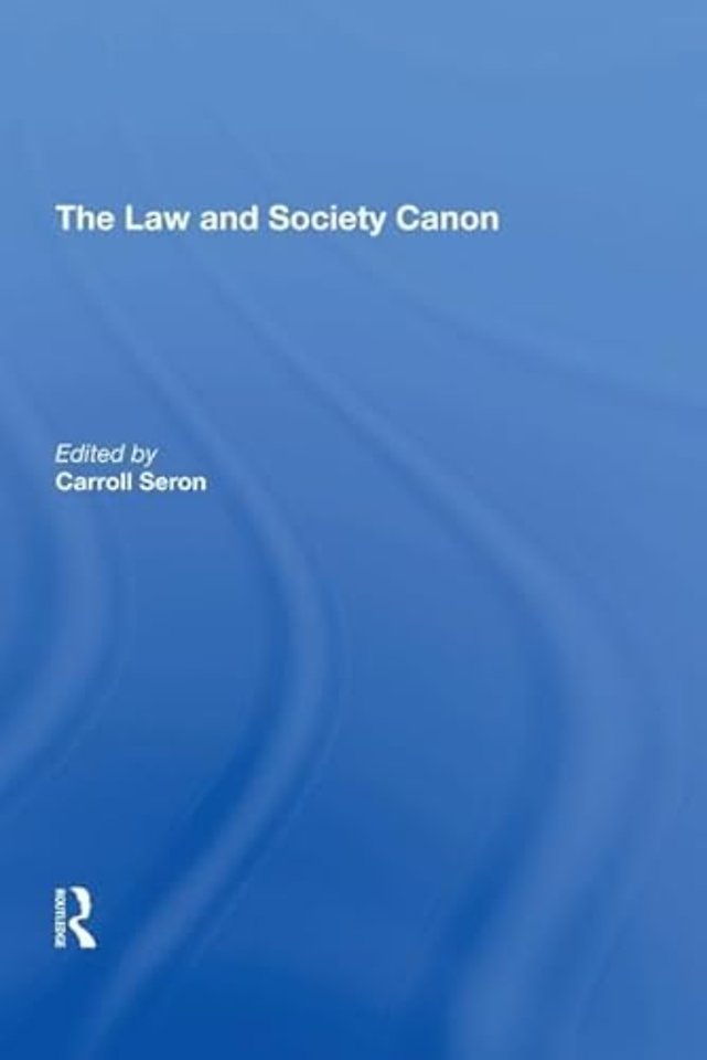 Law and Society Canon