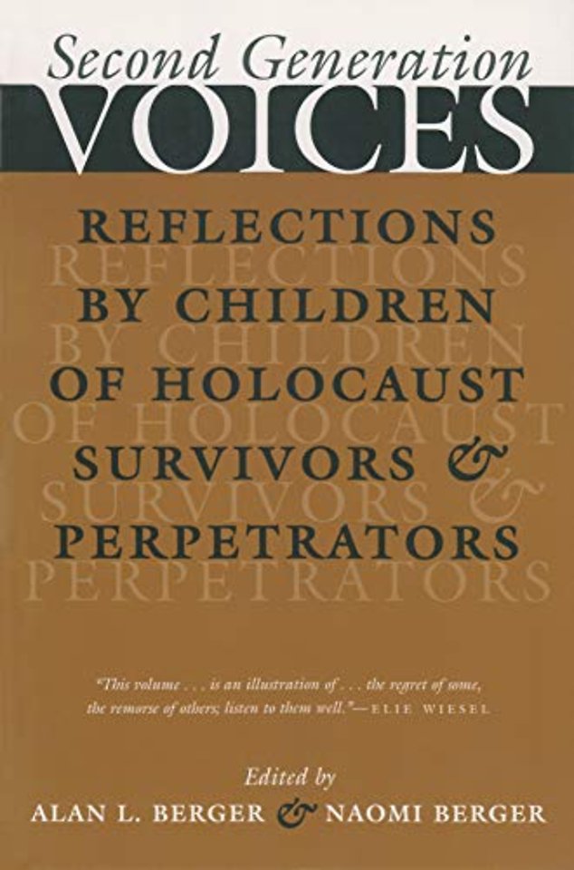 Second Generation Voices – Reflections by Children of Holocaust Survivors and Perpetrators