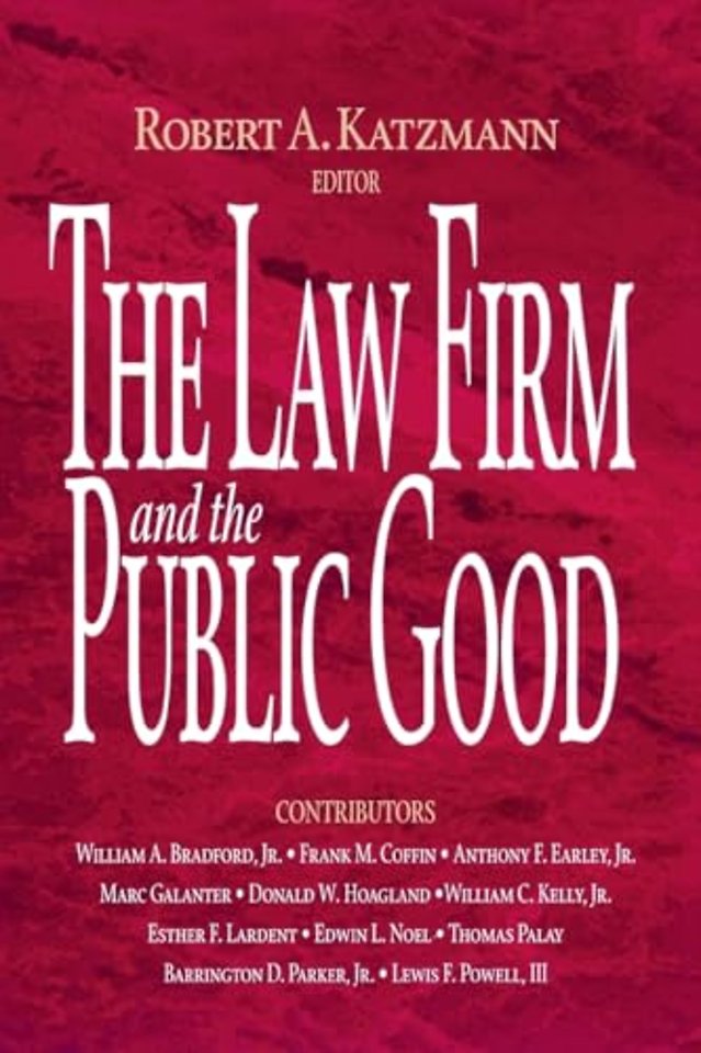The Law Firm and the Public Good