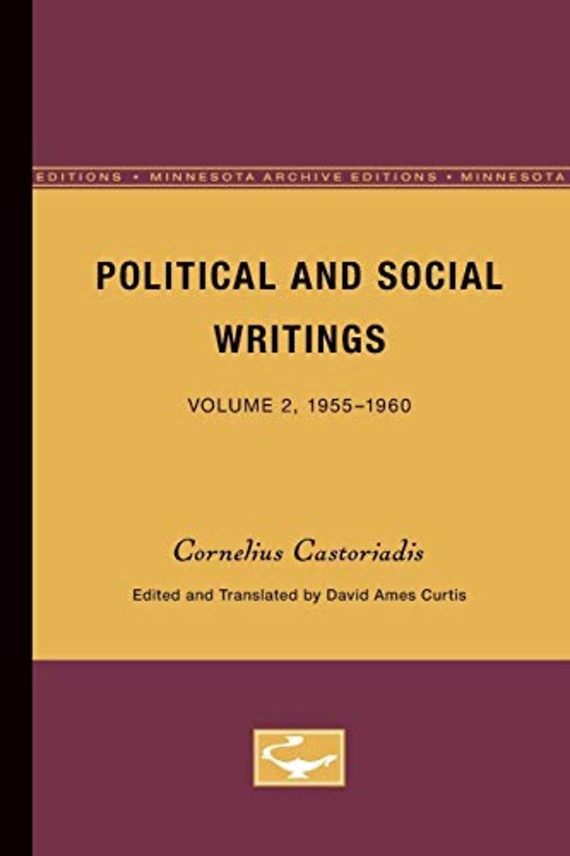 Political and Social Writings – Volume 2, 1955–1960