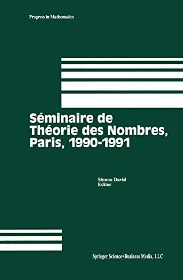 Séminaire de Théorie des Nombres, Paris, 1990–91