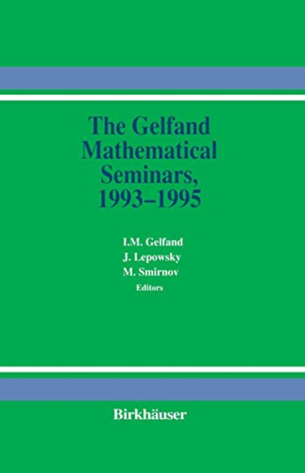 The Gelfand Mathematical Seminars, 1993–1995