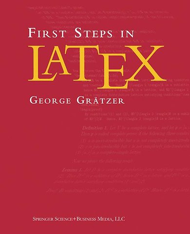 First Steps in LaTeX