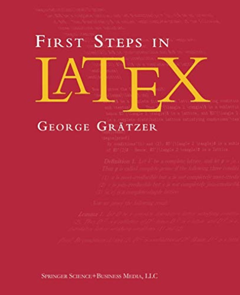 First Steps in LaTeX