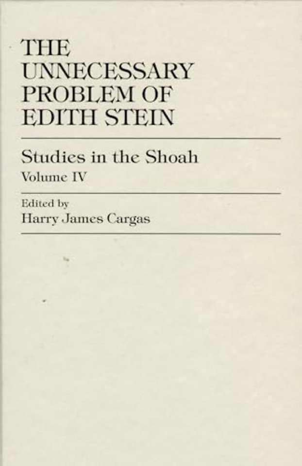 The Unnecessary Problem of Edith Stein