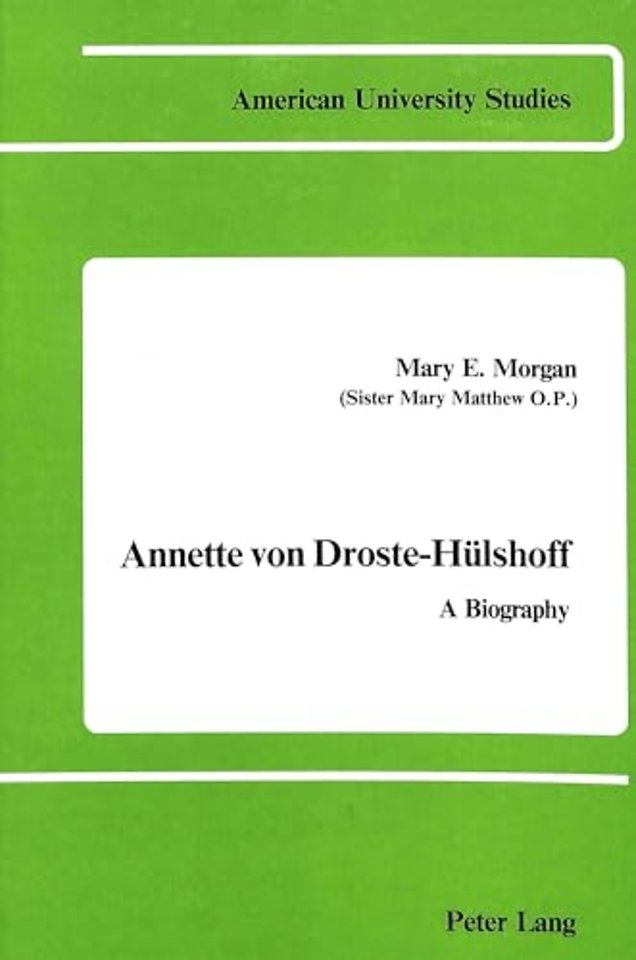 Annette Von Droste-Huelshoff