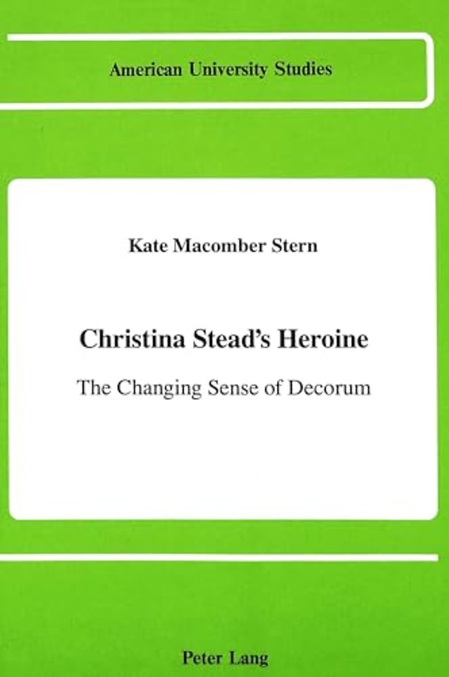 Christina Stead's Heroine