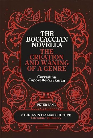 The Boccaccian Novella