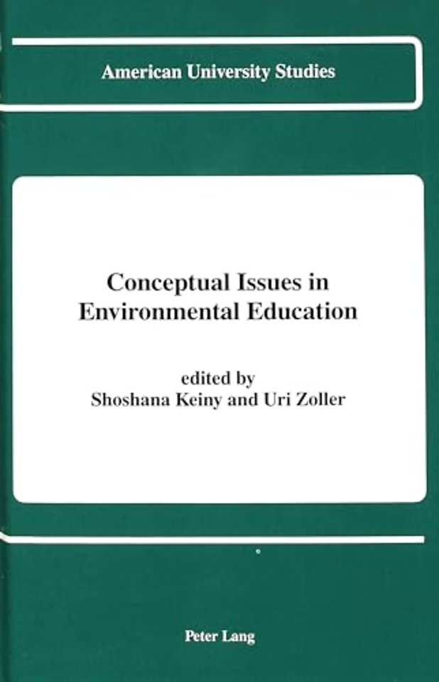 Conceptual Issues in Environmental Education