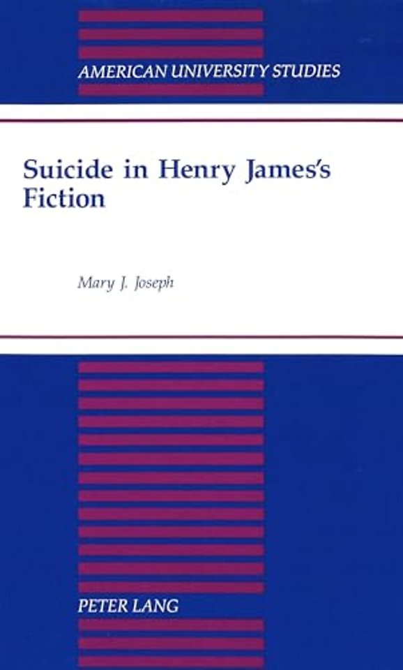 Suicide in Henry James's Fiction