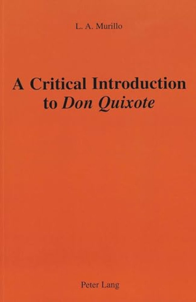 A Critical Introduction to Don Quixote