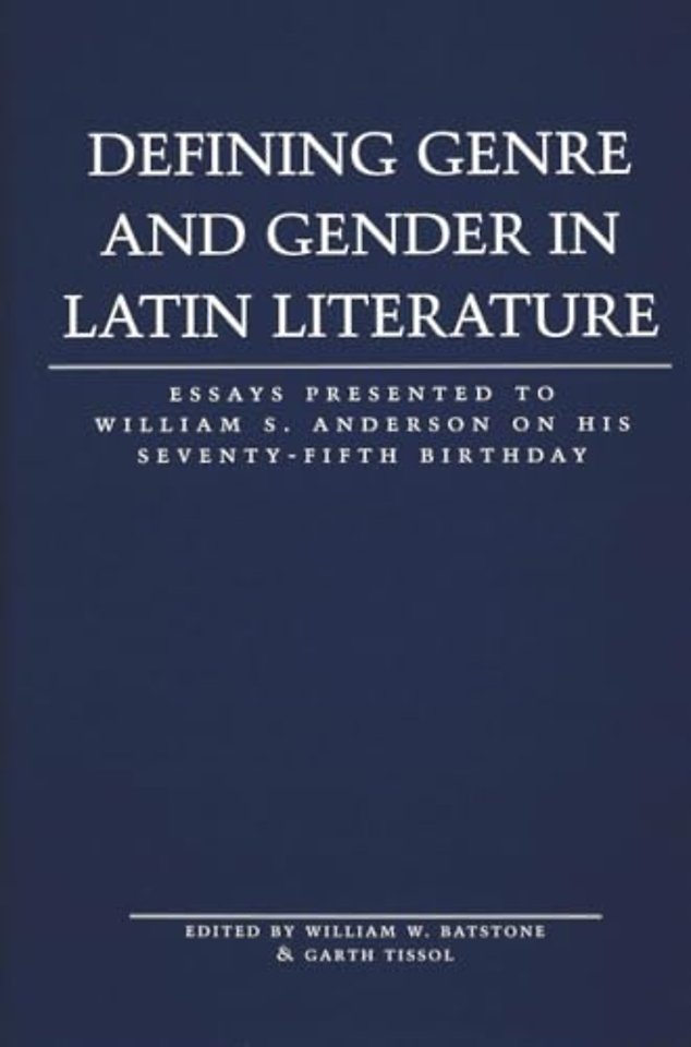 Defining Genre and Gender in Latin Literature