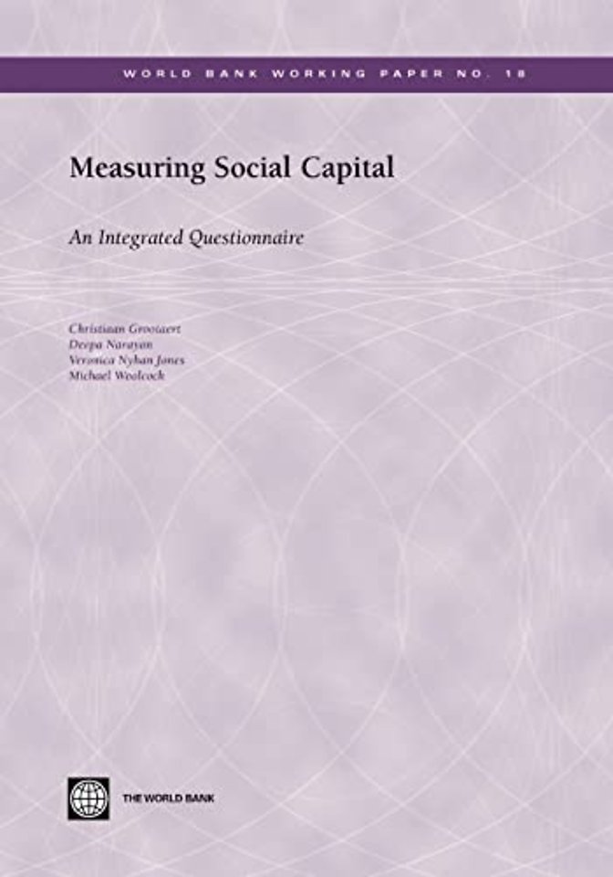 Measuring Social Capital – An Integrated Questionnaire