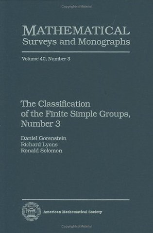 The Classification of the Finite Simple Groups No. 3