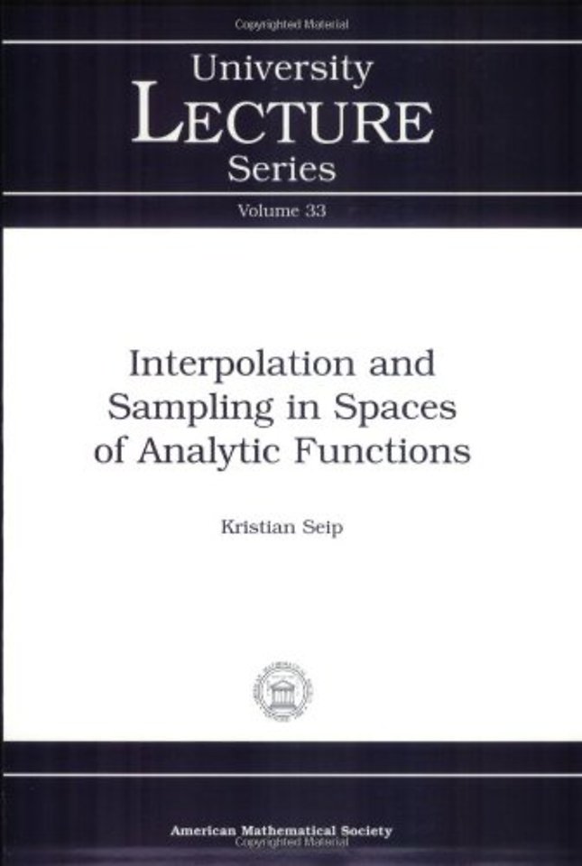 Interpolation and Sampling in Spaces of Analytic Functions