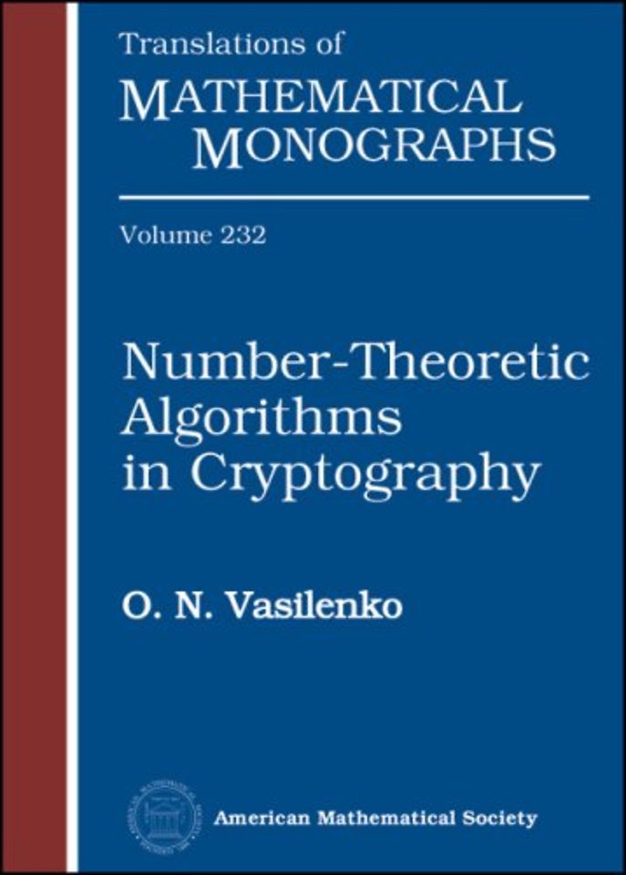 Number–theoretic Algorithms in Cryptography