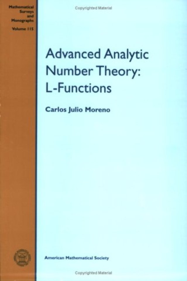 Advanced Analytic Number Theory: L–functions