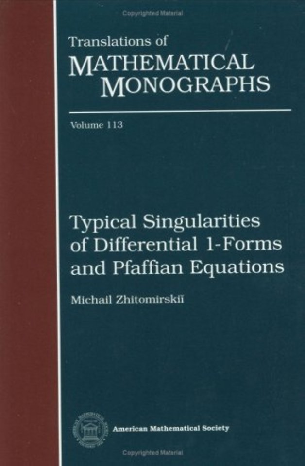 Typical Singularities of Differential 1–forms and Pfaffian Equations