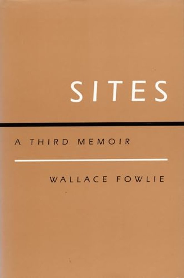 Sites – A Third Memoir