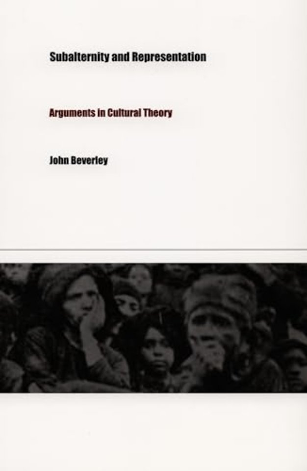 Subalternity and Representation