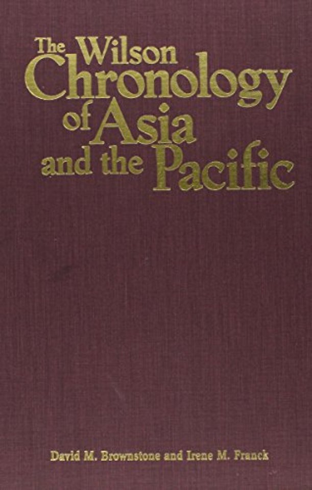 Wilson Chronology of Asia and the Pacific