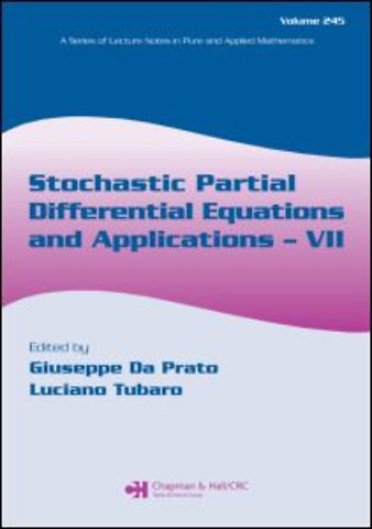 Stochastic Partial Differential Equations and Applications - VII