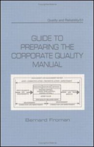 Guide to Preparing the Corporate Quality Manual