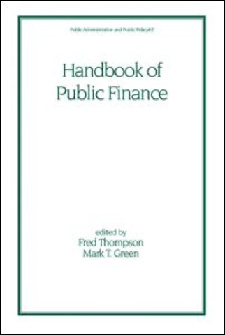 Handbook of Public Finance