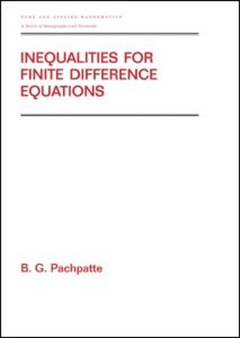 Inequalities for Finite Difference Equations