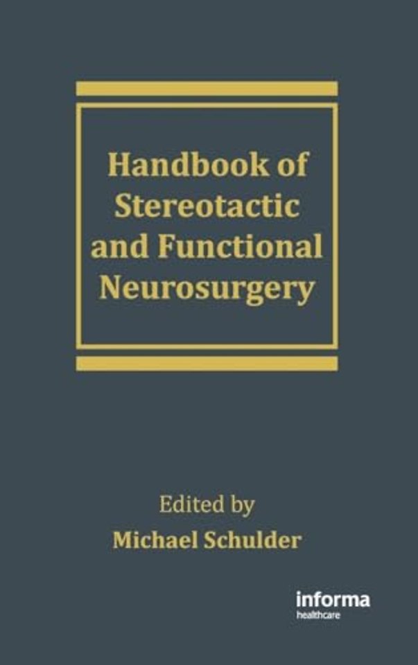 Handbook of Stereotactic and Functional Neurosurgery