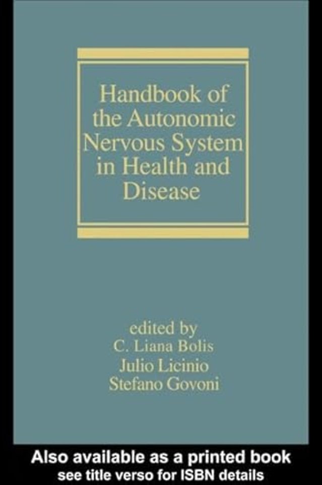 Handbook of the Autonomic Nervous System in Health and Disease