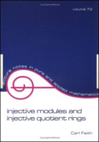 Injective Modules and Injective Quotient Rings