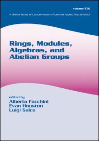 Rings, Modules, Algebras, and Abelian Groups