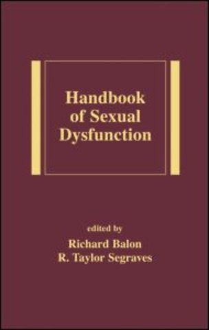 Handbook of Sexual Dysfunction