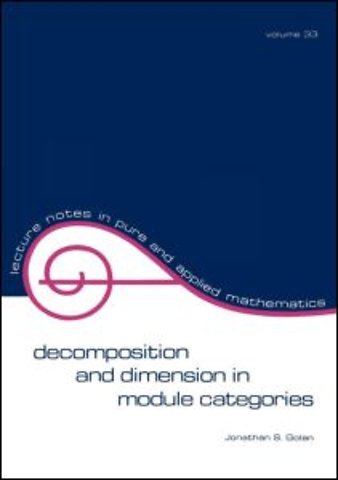 Decomposition and Dimension in Module Categories