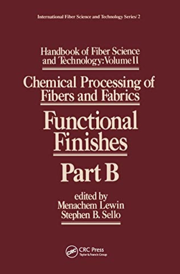 Handbook of Fiber Science and Technology Volume 2