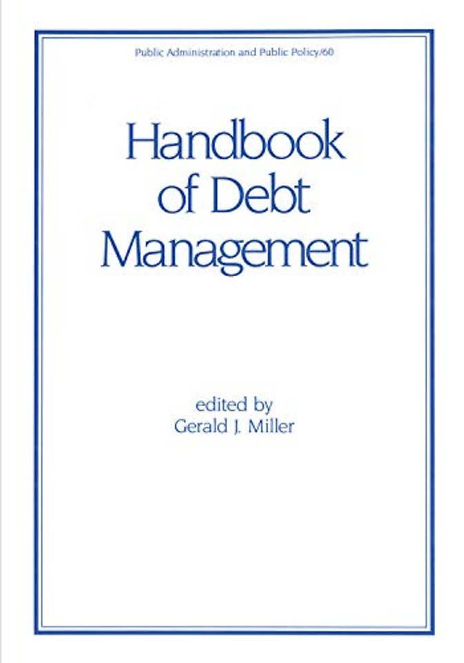 Handbook of Debt Management