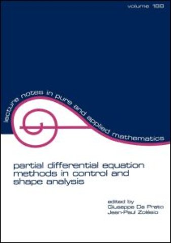 partial differential equation methods in control and shape analysis