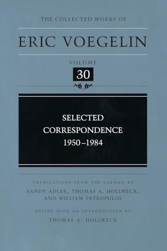 Selected Correspondence, 1950-1984 (CW30)