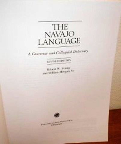 The Navajo Language – A Grammar and Colloquial Dictionary
