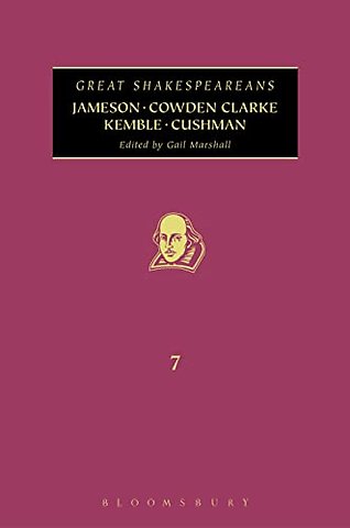 Jameson, Cowden Clarke, Kemble, Cushman