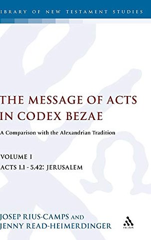 The Message of Acts in Codex Bezae